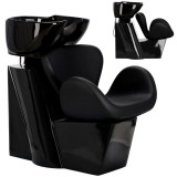 Scafa coafor Viva pentru salonul de coafură și frizerie cu bol ceramic mobil armătură baterie si cască