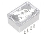 Carcasă universală IP65 80mm x 120mm x 55mm policarbonat