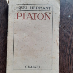 PLATON - ABEL HERMANT (CARTE IN LIMBA FRANCEZA)