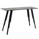 Cumpara ieftin Consola Lifo MDF gri inchis ciment - negru 120x40x75cm