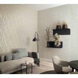 Tapet decorativ cu dungi lucioase City Glow 34259