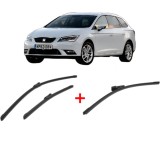 Cumpara ieftin Set 3 stergatoare SEAT LEON ST Estate Van (5F8) 2014-2020, parbriz si luneta, Bosch Aerotwin