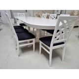SET MARCO 4 MASA 160/280 CM + 8 SCAUNE PERSONALIZABIL PE CULORI