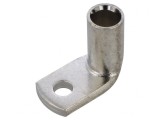 V&acirc;rf inelar tubular M6 35mm2 &icirc;n unghi 90&deg; crimpat pe cablu