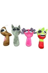 Set de 4 jucării de pluș Sprunki, 23 cm, multicolore