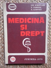 Medicina si drept- Gh. Scripcaru, T. Ciornea