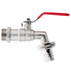 Set robinet IBC 3 / 4&quot; cu filet exterior 3 / 4&quot; si evacuare furtun 3 / 4&quot;, Geko G70188