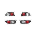 Set stopuri tuning ALFA ROMEO 156 (932), 11.1997-08.2003, Taiwan, partea stanga+dreapta, negru, transparent; cu lampa interioara;