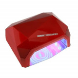Lampă combinație LED + CCFL 36W - roșie, INGINAILS