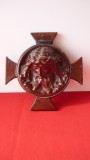 Crucifix Metalic 17cm x 17cm - Icoana Stil Bisericesc