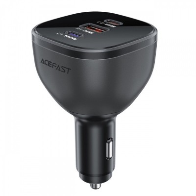 Incarcator Auto Acefast B14, 165W, 5A, 1 x USB-A - 2 x USB-C, Negru foto