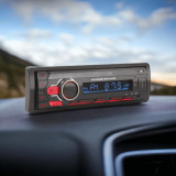 Radio MP3 Player auto 1 DIN &bdquo;Rapid&rdquo; cu Putere 4x50W, Bluetooth, AUX, USB, Card MicroSD, Radio FM 87.5-108 MHz, Moduri Sunet Personalizabile, MNC