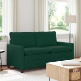 vidaXL Canapea Verde &icirc;nchis 156 x 81 x 87,5 cm Catifea 42028841
