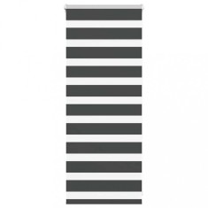 vidaXL Jaluzea tip zebra neagră lățime țesătură 60,9 cm poliester