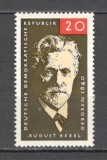D.D.R.1965 125 ani nastere A.Bebel-om politic SD.157, Nestampilat