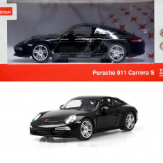 MASINUTA METALICA PORSCHE 911 NEGRU SCARA 1 LA 24 SuperHeroes ToysZone