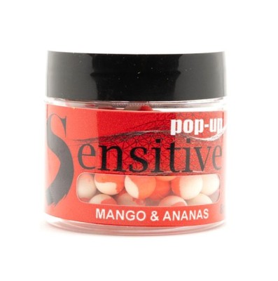 Pop Up Addicted Carp Baits Sensitiv, Mango Ananas, 10mm foto