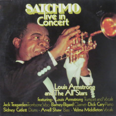 Vinil 2xLP Louis Armstrong And The All Stars – Satchmo Live In Concert (-VG)