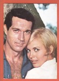 AS - C.P. FREDERICK STAFFORD ȘI JEAN SEBERG - COLECȚIA CASA FILMULUI, NECIRCULATĂ (STAREA CARE SE VEDE)