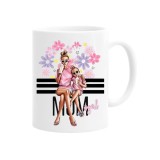 Cana alba personalizata &quot;Mom #girl&quot;, INOVATIX&reg;. 330ml, Oem