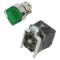 Comutator Rotativ 22mm Verde LED 24V