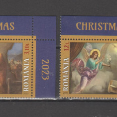 ROMANIA 2023 CRACIUN Serie 2 timbre LP.2443 MNH**