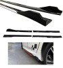 Prelungiri Praguri Auto Universale 210cm Negru Lucios/Alb ALM Tuning Exterior
