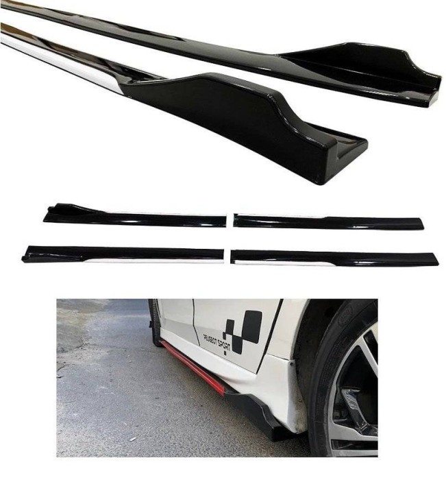 Prelungire extensie praguri universale negru cu alb 210cm &reg; ALM