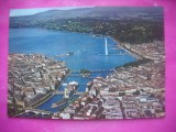 HOPCT 20283 RADA PORTULUI GENEVE/ GENEVA IN 1965 -STAMPILA / TIMBRU -ELVETIA -CIRCULATA