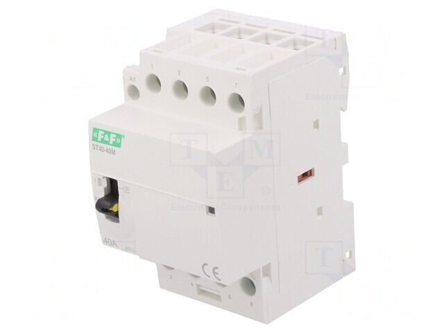 Contactor 4-poli 40A 220-240V NO IP20
