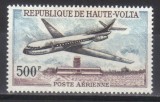 VOLTA SUPERIOARA 1968, Aviatie, Caravelle, serie neuzata, MNH, Nestampilat