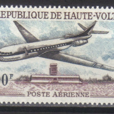 VOLTA SUPERIOARA 1968, Aviatie, Caravelle, serie neuzata, MNH