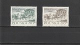 Pictura ,ziua marcii 1964 ,postalion ,cai,,Polonia., Arta, Nestampilat