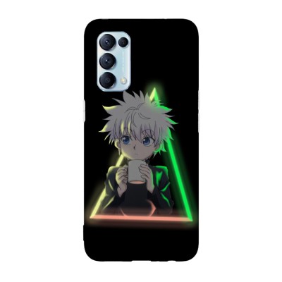 Husa compatibila cu Oppo A76, Viceversa, model Killua Neon Hunter x Hunter, Silicon, TPU foto