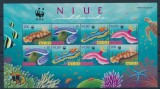 NIUE 1999 WWF FAUNA PROTEJATA CORALI