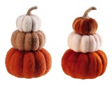 Cumpara ieftin Set 2 Dovleci decorativi textil multicolor 30 x 19 cm