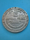 5183-Moneda 1$ gamble Imperial Palace Las Vegas, Nevada. Metal alb 3.8 cm.