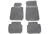 Set covorase auto din cauciuc BMW Seria 3, Sedan/Combi, 1998-2005; Seria 3, 2004-2012; Seria 3/3 GT, 2012-2019, presuri tip tavita, negru; elastomer
