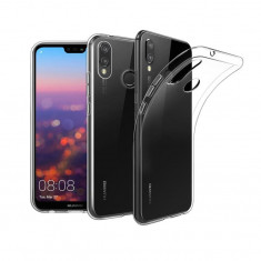 Husa Silicon Huawei P20 Lite Clear Ultra Thin foto