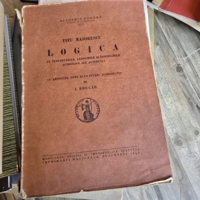 Logica - Titu Maiorescu foto