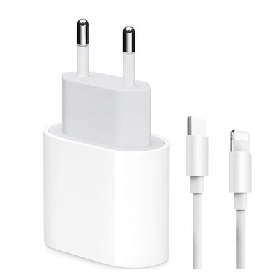 Incarcator rapid, DCSZVIGS, Compatibil seria iPhone 14/13/12/11/8/X/XS/XS Max/XR, USB-C, 2M, 20W, Alb foto