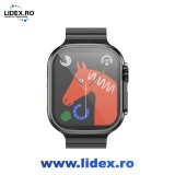 Ceas SmartWatch Hoco Y12 Ultra, 2" IPS Multi Touch, ECG, NFC, Notificari Apel si Retele Sociale, Oximetru SpO2, Ritm Cardiac si Tensiune Arteriala, Mo