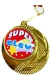Medalie super elev + Snur tricolor
