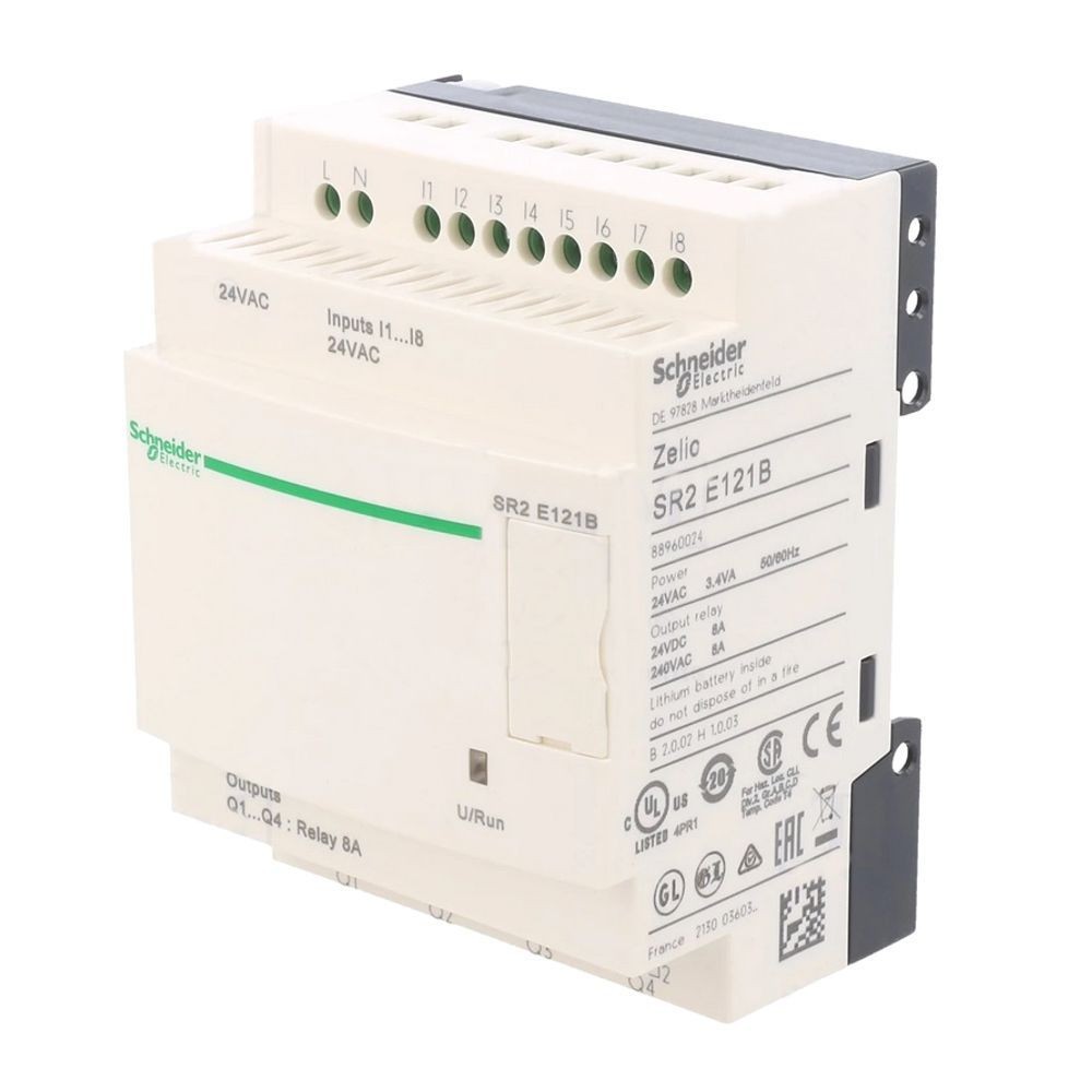 Releu programabil, 24V AC, serie Zelio Logic, SCHNEIDER ELECTRIC, SR2E121B,  T226784 | Okazii.ro