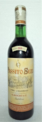 8 vin LIQUOROSO ROSU PASSITO SUZI, Recoltare 1958 CL 72 GR 16 foto