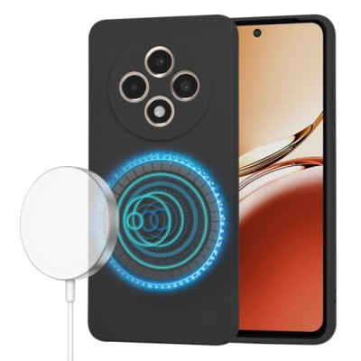 Husa pentru Oppo Reno12 F 4G / Reno12 F 5G / Reno12 FS - Techsuit SoftFlex MagSafe - Black foto