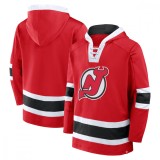 New Jersey Devils hanorac de bărbați cu glugă Mens Laced Hockey - M