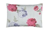 Fata de Perna 50x70, 100% bumbac standard, model floral roz mov 209, Oem