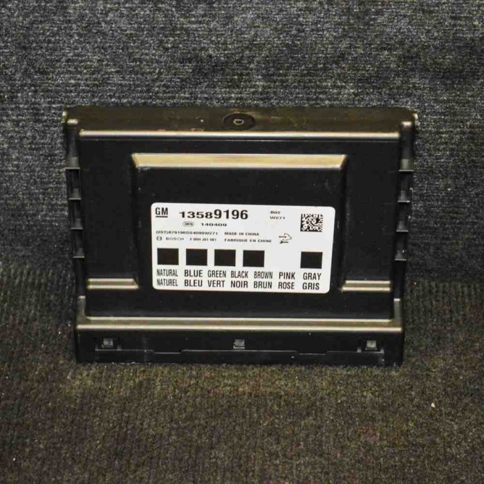 Modul de confort OPEL MOKKA / MOKKA X 2014 OEM: 13589196F00HJ01081 1582291