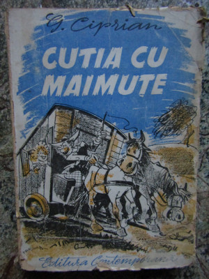 CUTIA CU MAIMUTE , SCHITE , CHIPURI , AMINTIRI de G. CIPRIAN , 1942 foto